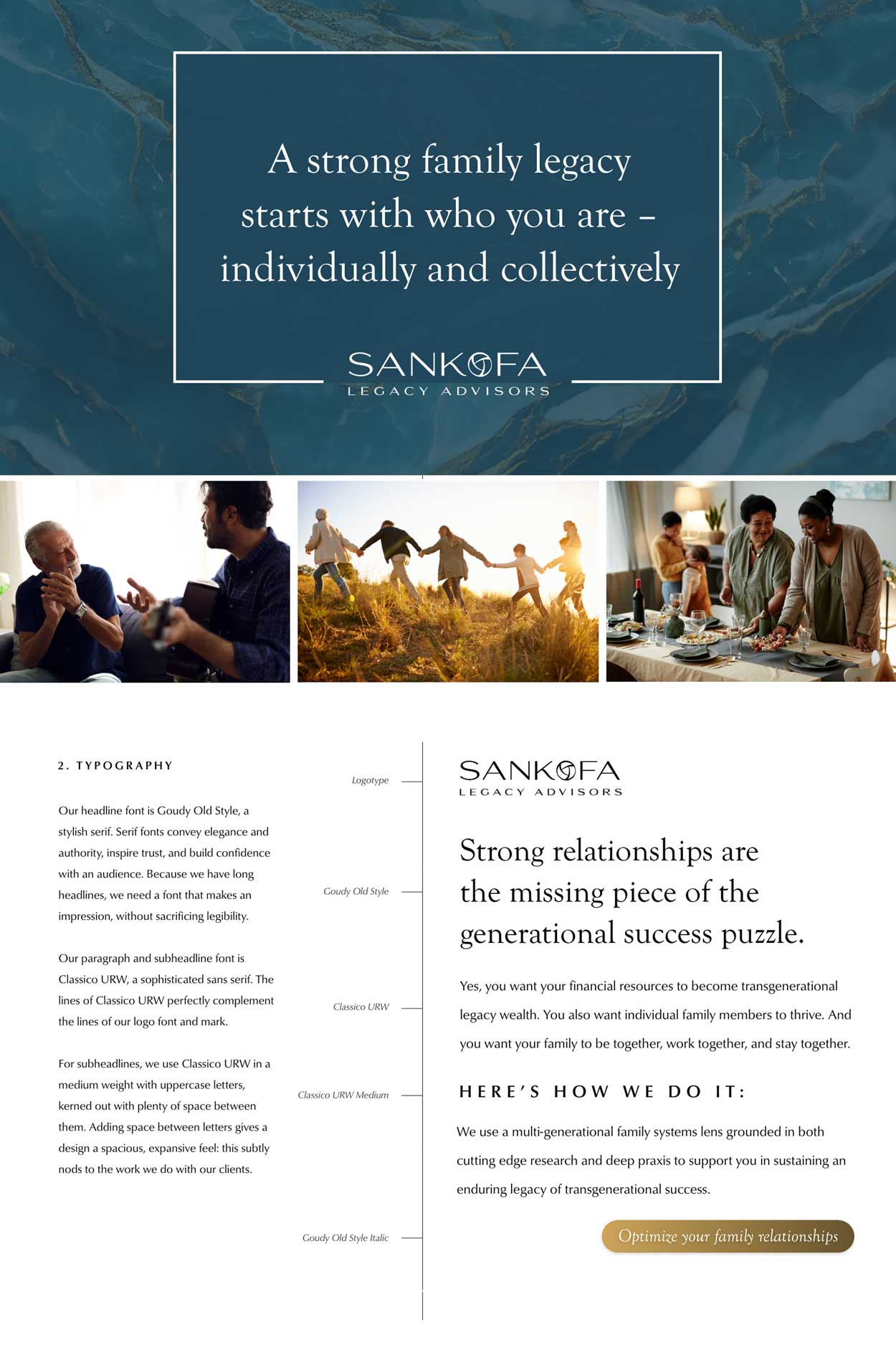 Sankofa Legacy Advisors Logo Design and Brand Design by RKA INK